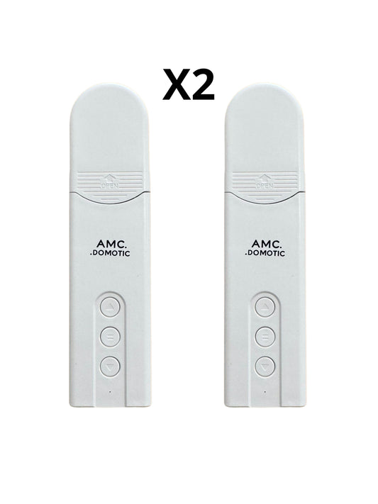 Pack 2 Controladores Automáticos para Estores y Cortinas  a Batería